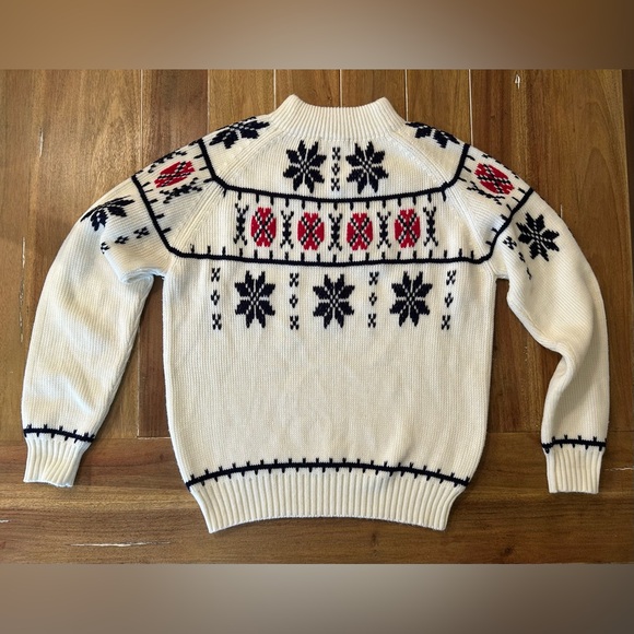 Vintage JCPENNEY Mockneck Acrylic‎ Unisex Fairisle Sweater. Medium. - Picture 1 of 10